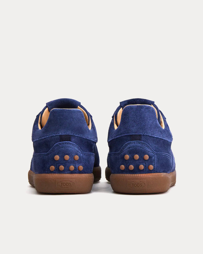 Tod's Tabs Suede Blue Low Top Sneakers - 2