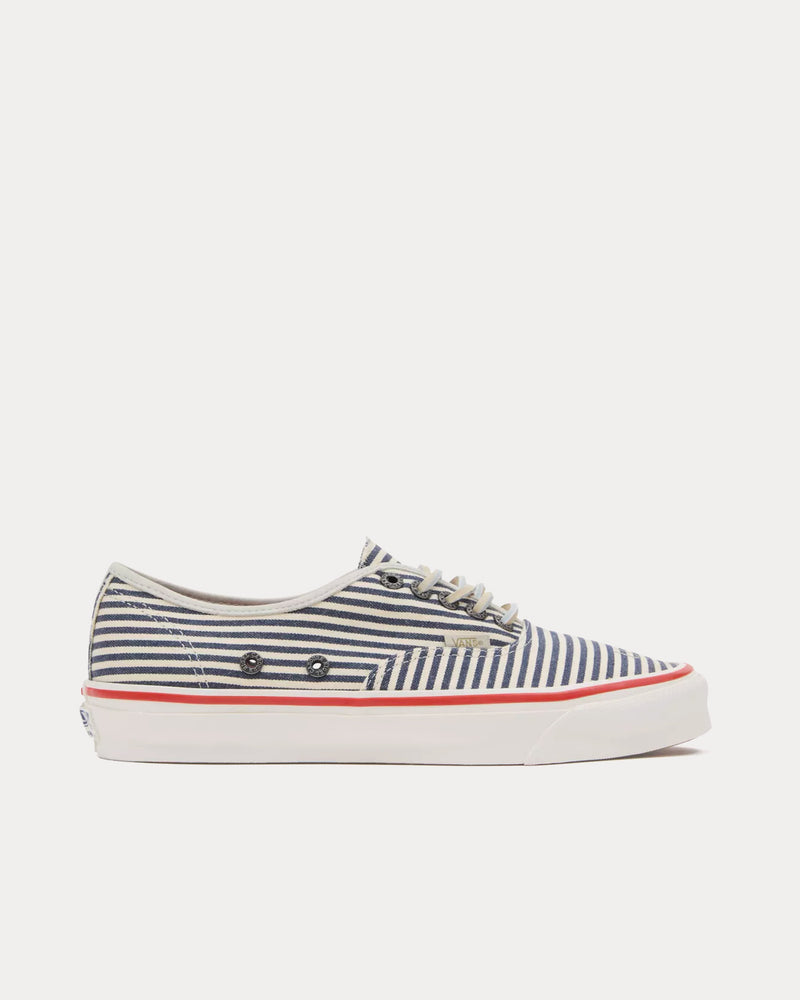 Vans x Nigel Cabourn OG of Authentic LX Blue / White Low Top Sneakers - 1