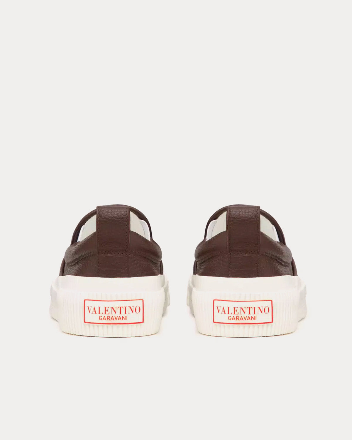 Valentino VLogo Signature Calfskin Leather Fondant Slip On Sneakers - 3