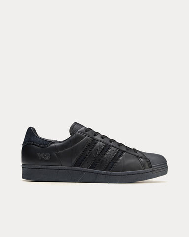 Y-3 Superstar Black / Black / Black Low Top Sneakers