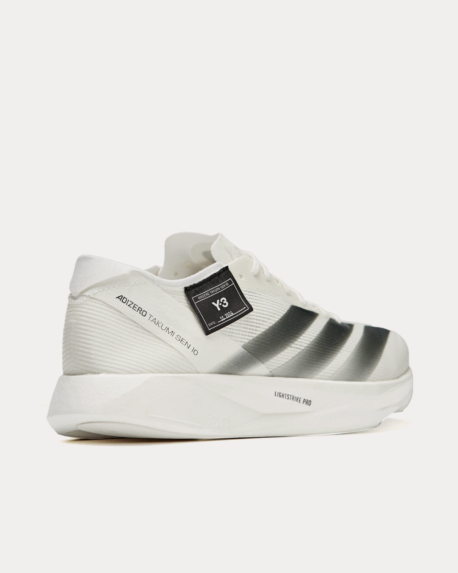 Y-3 Takumi Sen 10 Off White / Off White / Black Running Shoes - 3