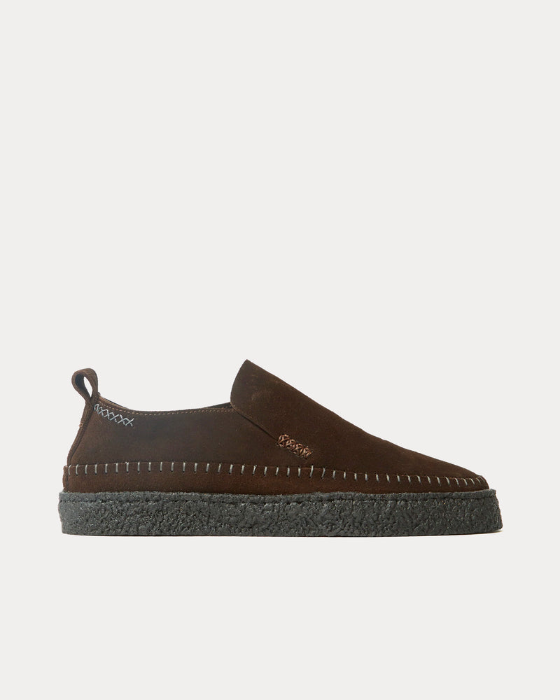 Yogi x Universal Works Hitch Loafer Chocolate / Black Slip Ons - 1