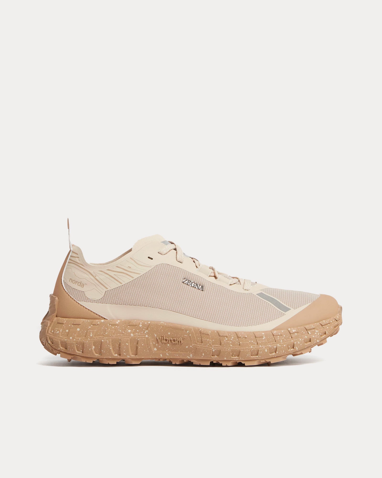 Norda x Zegna 001 Beige Running Shoes - 1