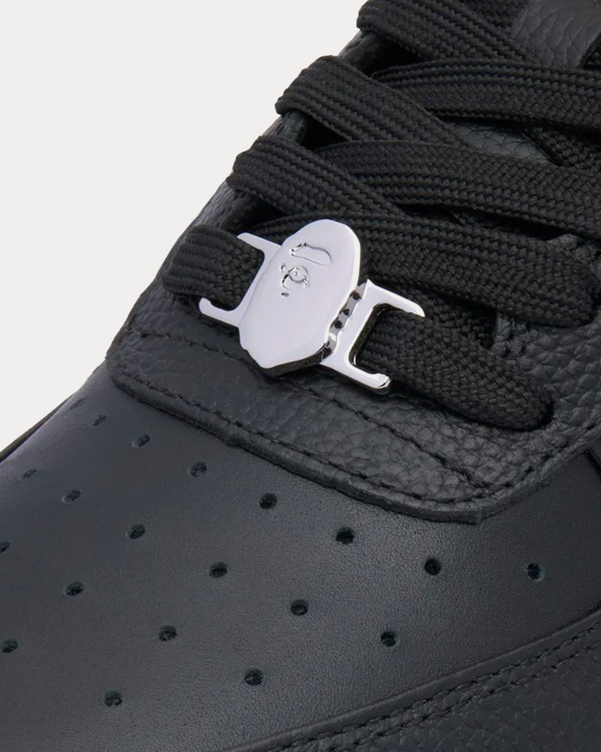 A Bathing APE Bape Sta #6 Black Low Top Sneakers - 2