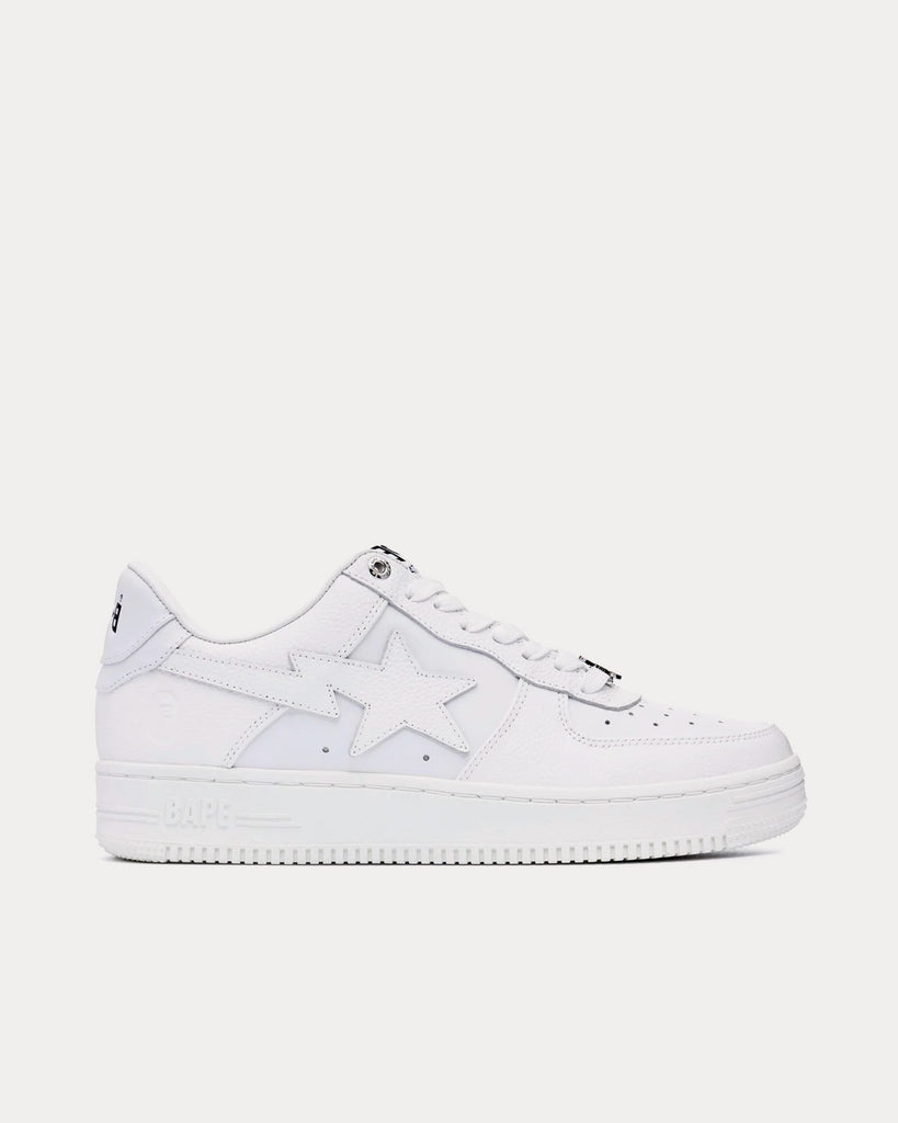 Bape Sta #6 White Low Top Sneakers