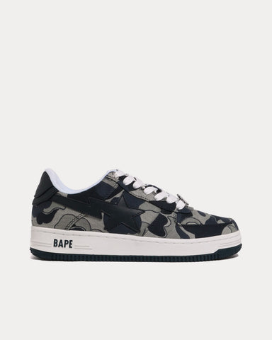 A Bathing APE Bape Sta Cookie Camo 2 Navy / Multi Low Top Sneakers