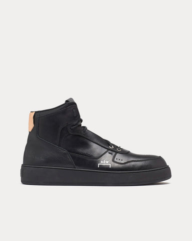 A-COLD-WALL* Luol II Leather Black High Top Sneakers