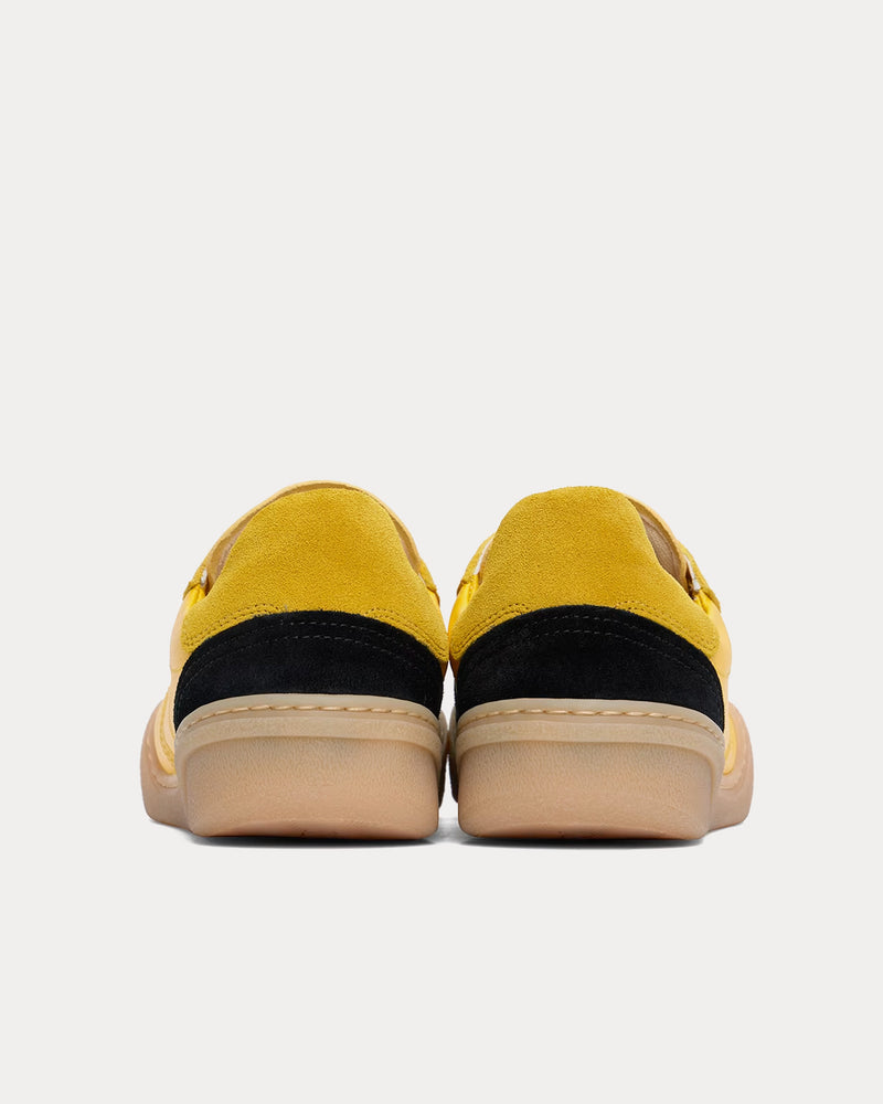 Acne Studios Bars Lace-Up Yellow / Black Low Top Sneakers - 4