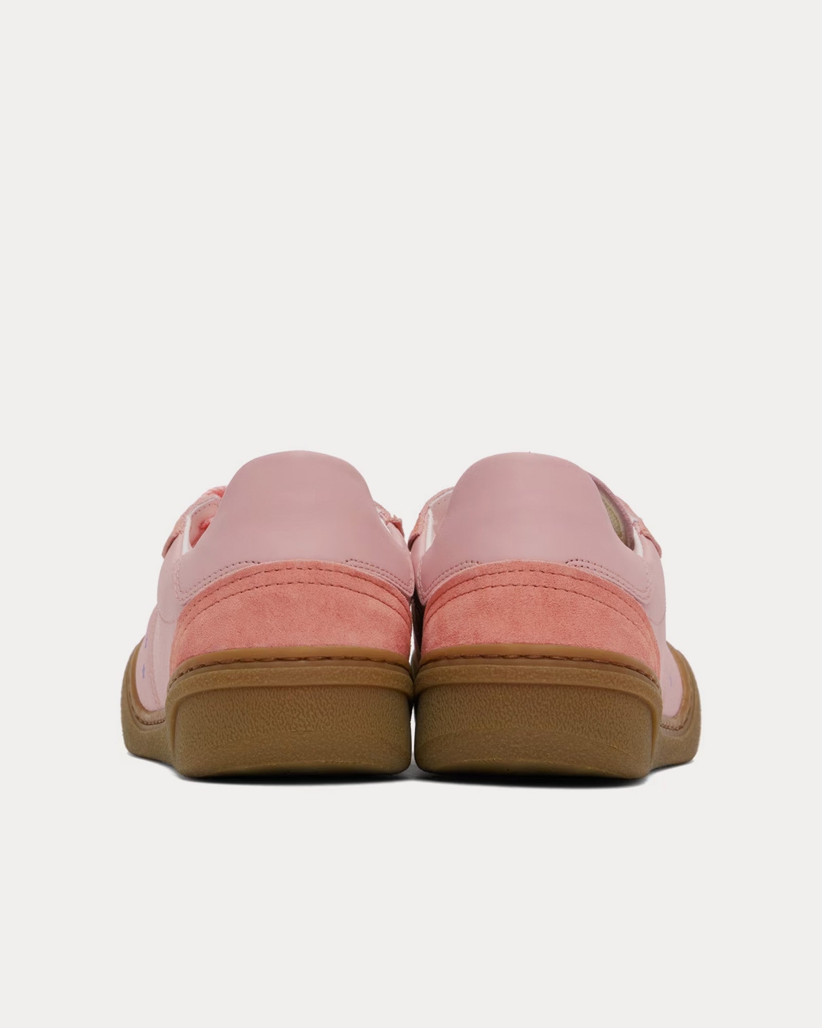 Acne Studios Stars Lace-Up Peach Pink / Brown Low Top Sneakers - 3