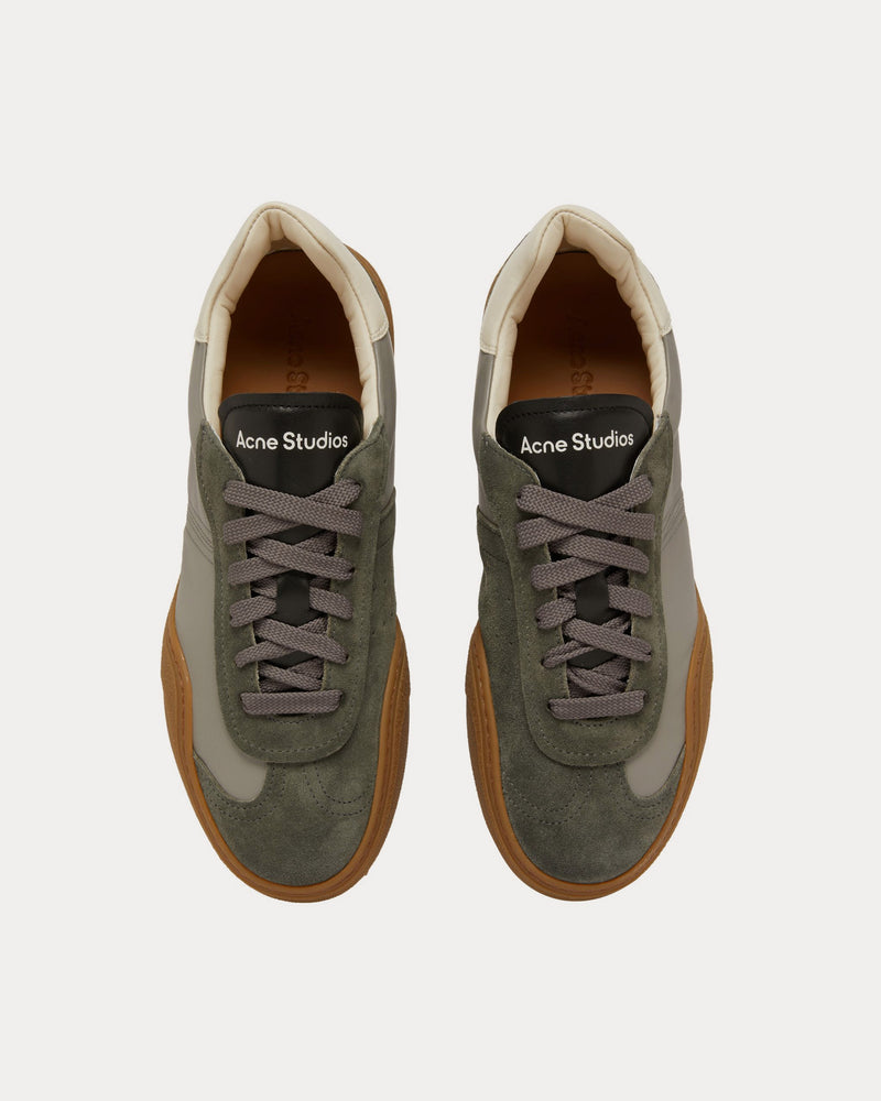 Acne Studios Bars Lace-Up Multi Grey Low Top Sneakers - 2