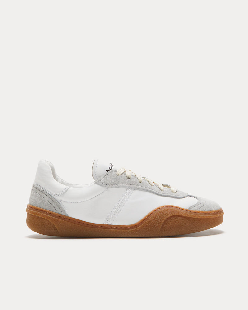 Acne Studios Bars Lace-Up White / Brown Low Top Sneakers - 1