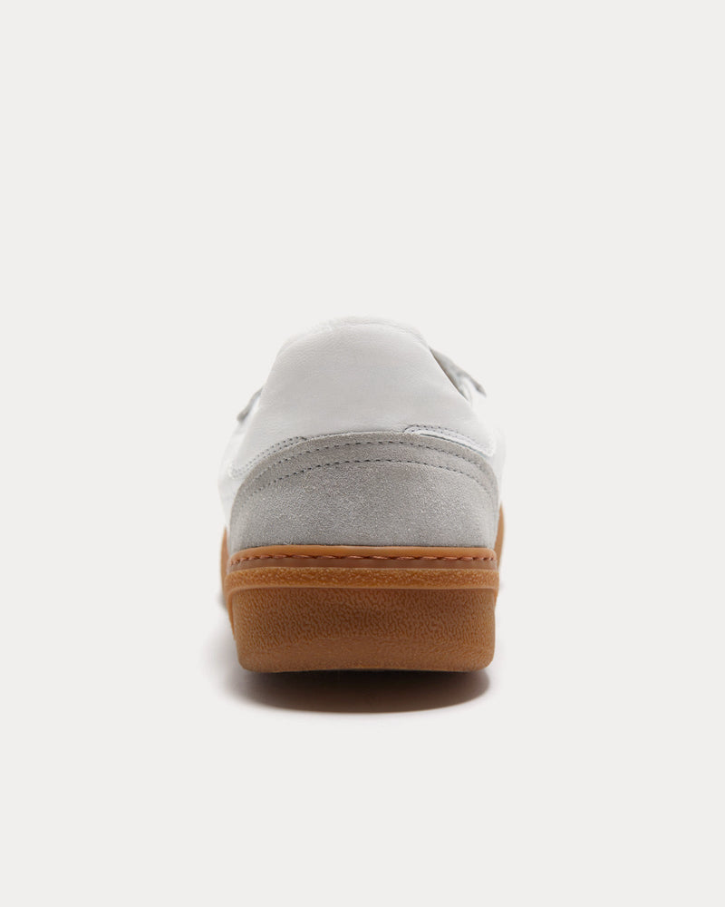 Acne Studios Bars Lace-Up White / Brown Low Top Sneakers - 3