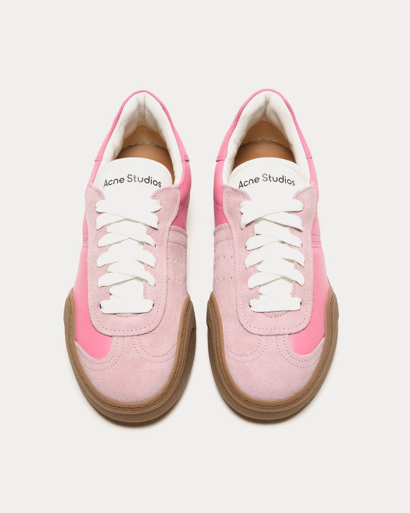 Acne Studios Bars Lace-Up Multi Pink Low Top Sneakers - 2