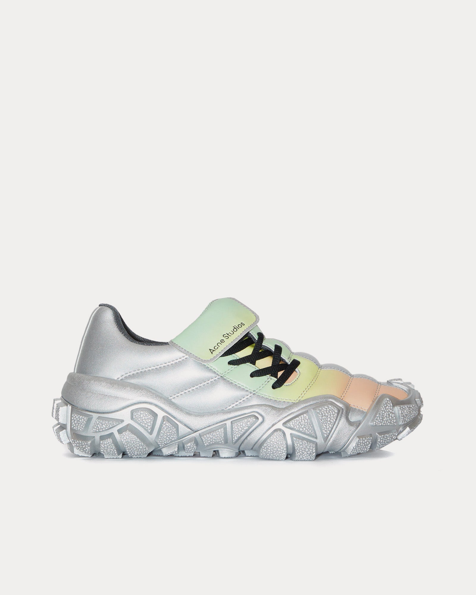 Acne Studios Boltzer Football Grey / Green Low Top Sneakers - 1