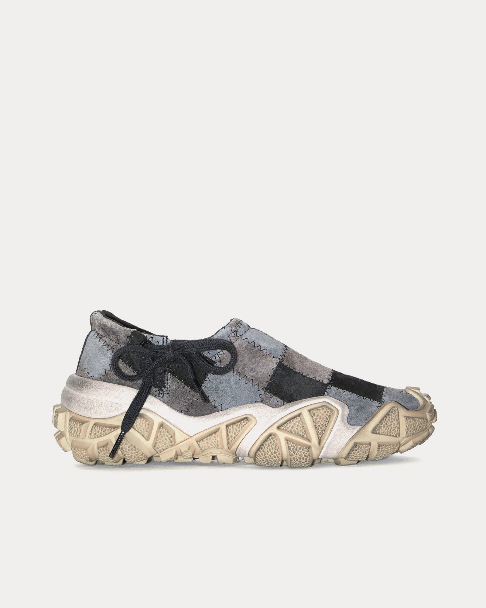 Acne Studios Boltzer Chunky Patchwork Grey Slip On Sneakers - 1