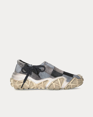 Acne Studios Boltzer Chunky Patchwork Grey Slip On Sneakers