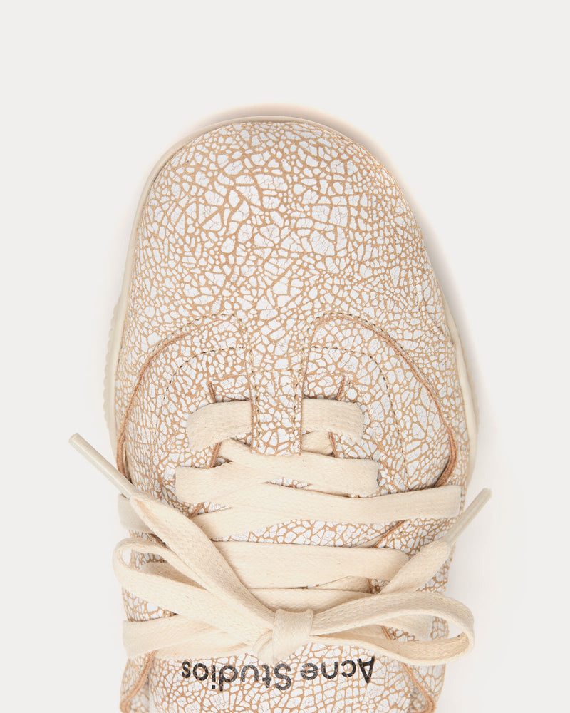 Acne Studios Ballerina Lace-Up Off White Slip On Shoes - 4