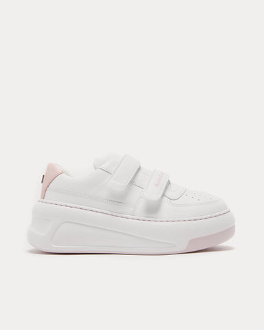 Acne Studios Steffey U Friend Raise Platform Velcro Strap Optic White / Pink Low Top Sneakers