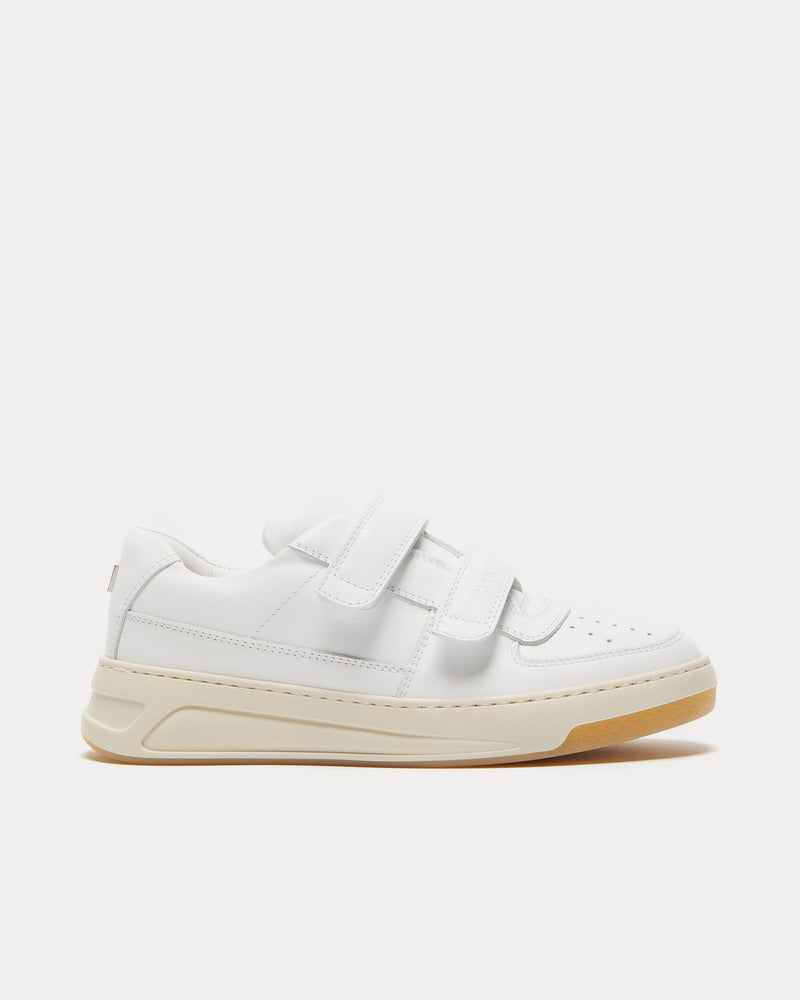 Acne Studios Steffey U Friend Updated Velcro Strap Optic White / Ecru Low Top Sneakers - 1