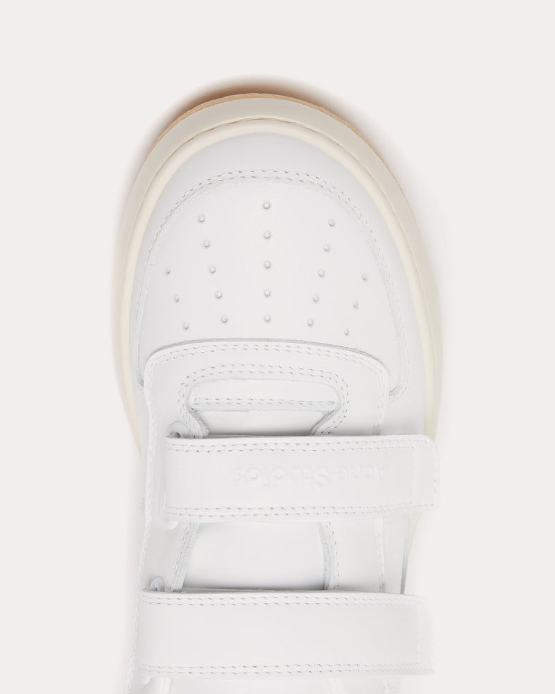 Acne Studios Steffey U Friend Updated Velcro Strap Optic White / Ecru Low Top Sneakers - 4