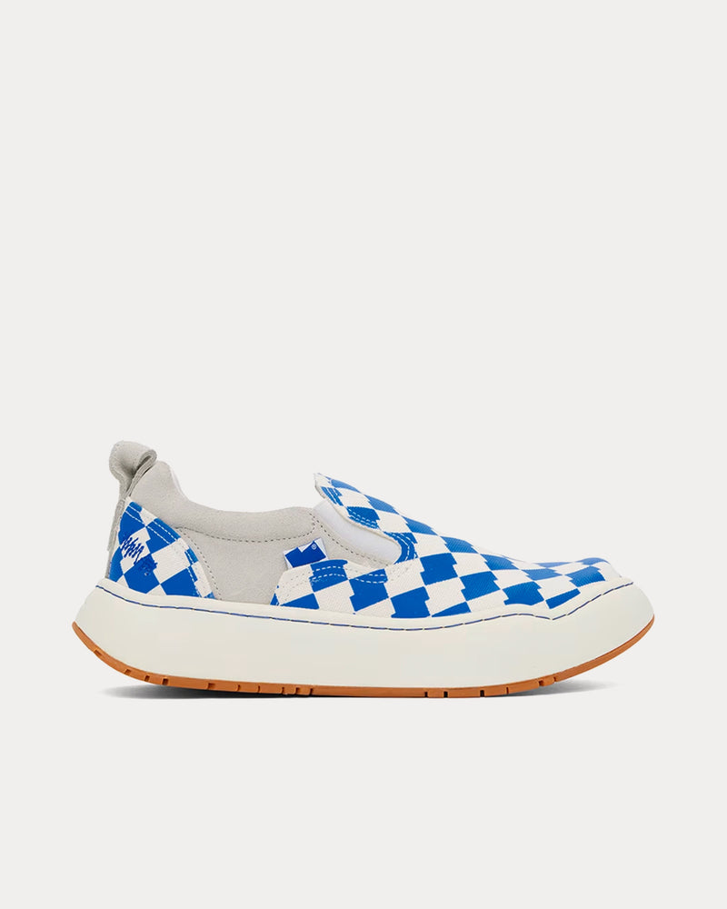 Ader Error Log Lad Blue / White Slip On Sneakers - 1