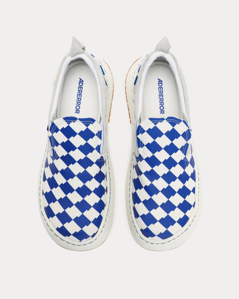 Ader Error Log Lad Blue / White Slip On Sneakers - 2