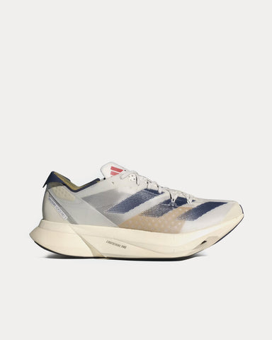 Adidas Adios Pro 3 Cloud White / Dark Blue / Gold Metallic Running Shoes