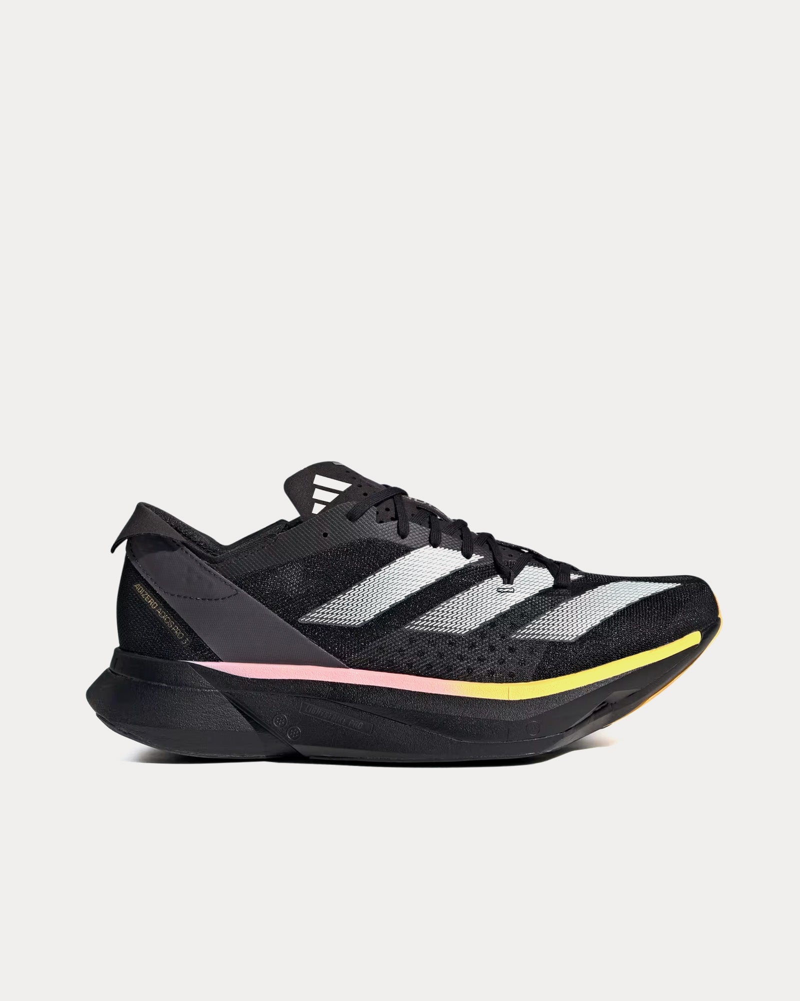 Adidas Adios Pro 3 Core Black / Zero Metalic / Spark Running Shoes - 1