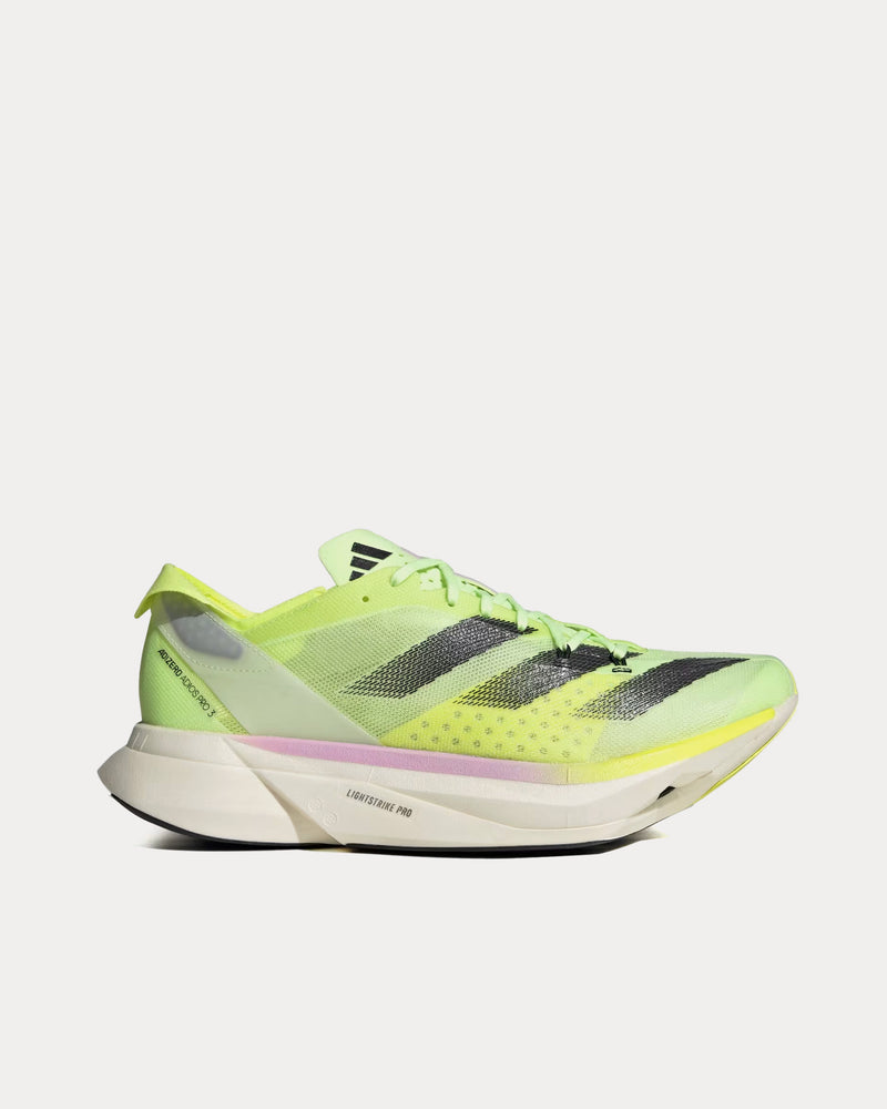 Adidas Adios Pro 3 Green Spark / Aurora Met / Lucid Lemon Running Shoes - 1