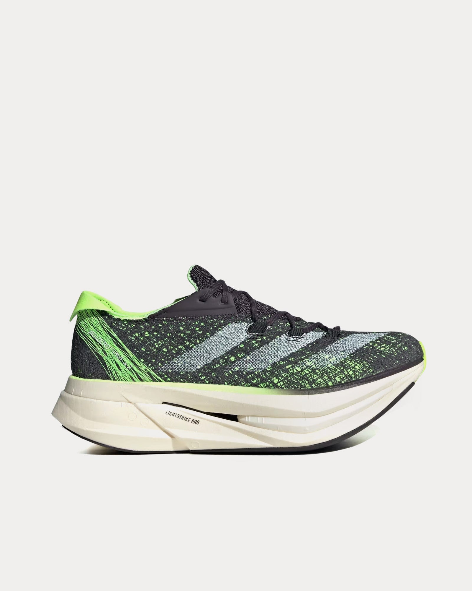 Adidas Adizero Prime X 2.0 Aurora Black Zero Metalic Green Spark Running Shoes Sneak in Peace