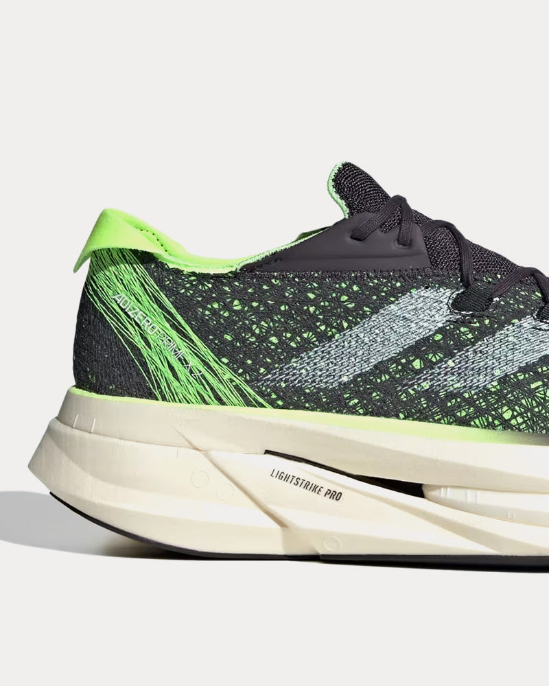 Adidas Adizero Prime X 2.0 Aurora Black / Zero Metalic / Green Spark Running Shoes - 2