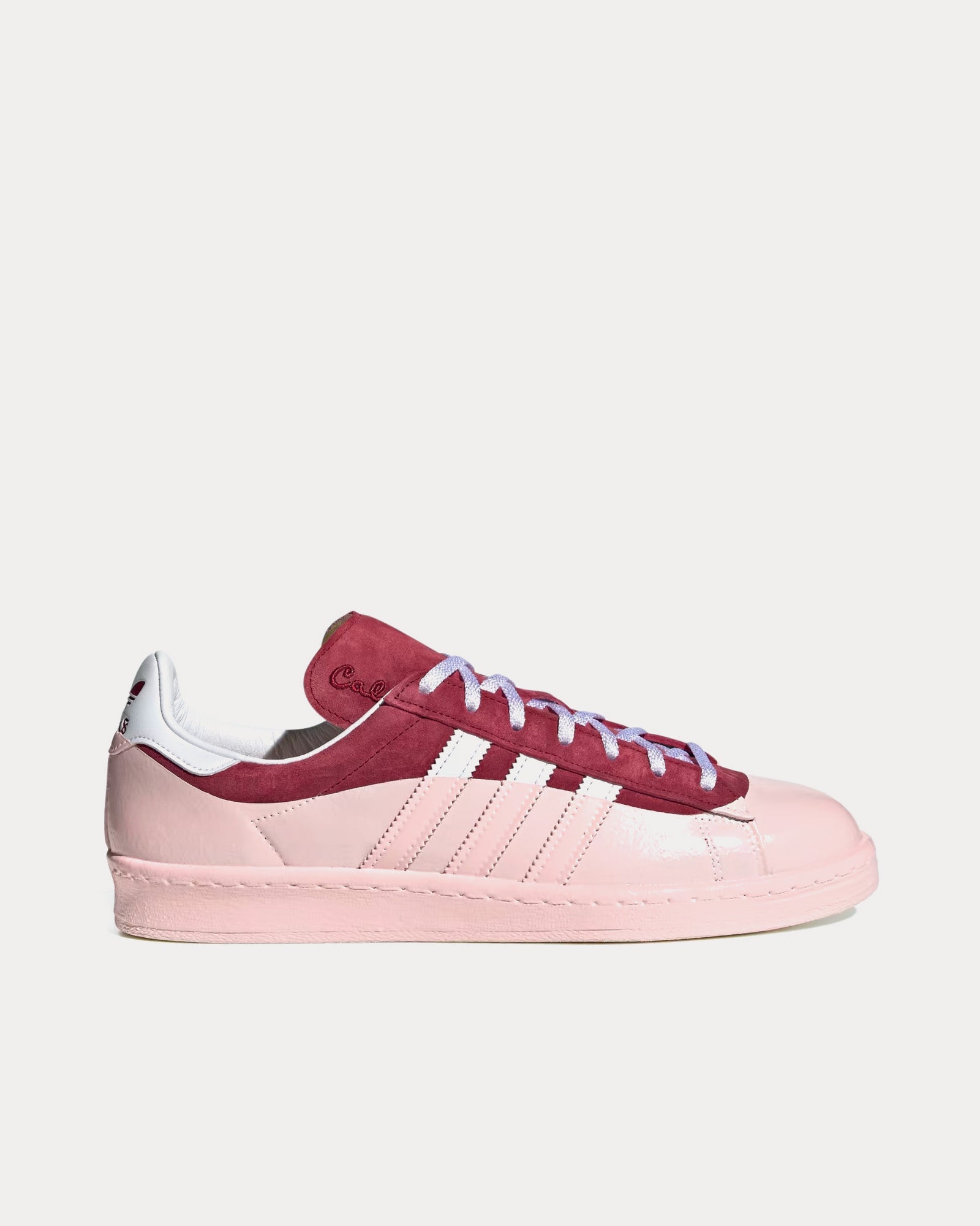 Adidas x Cali Dewitt Campus 80s Originals Collegiate Burgundy Cloud White Off White Low Top Sneakers Red Bodega US