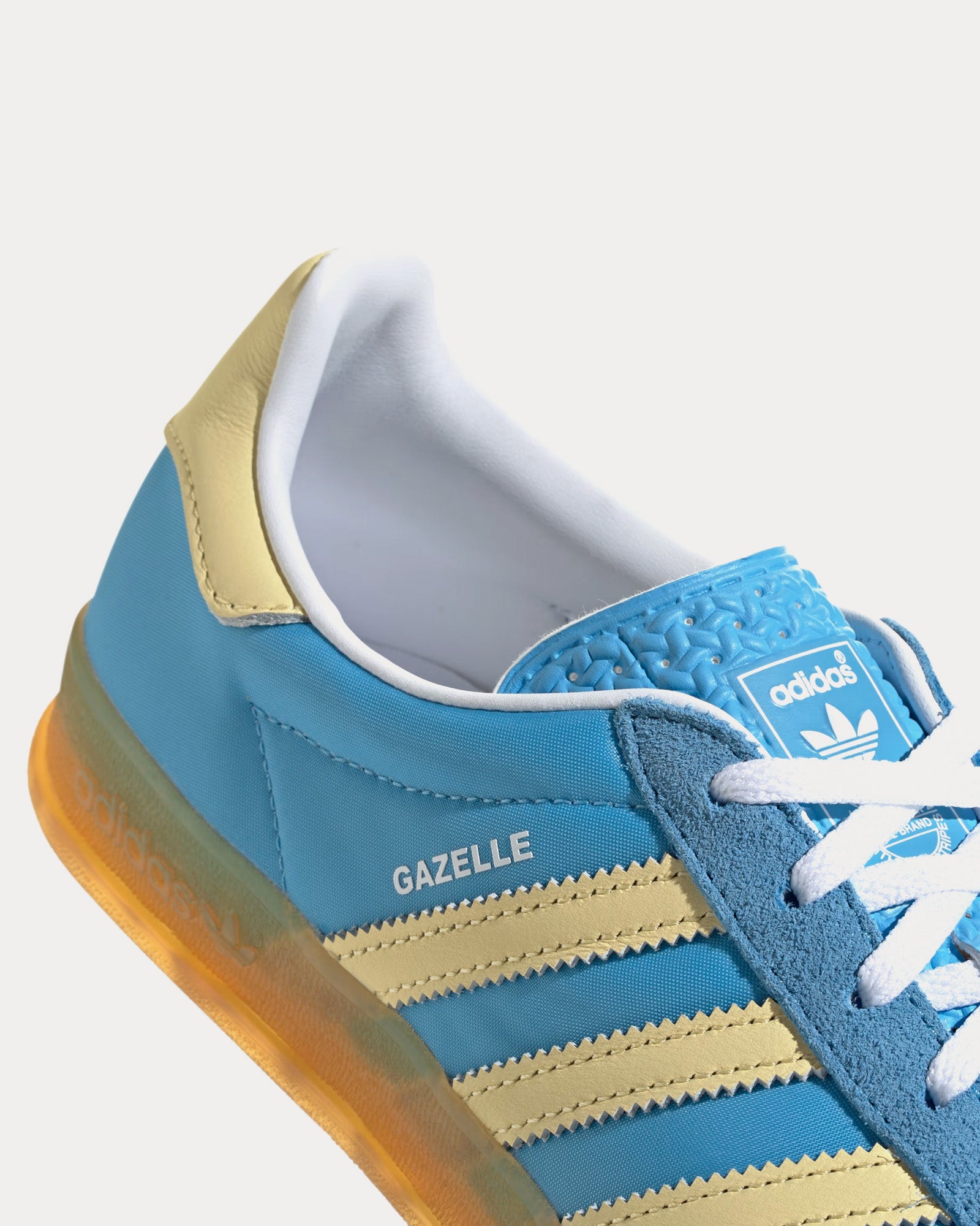 Adidas Gazelle Indoor Semi Blue Burst / Almost Yellow / Cloud White Low Top Sneakers - 2