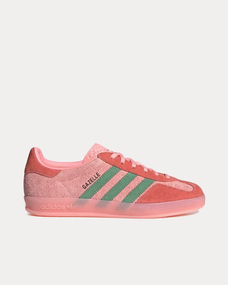 Adidas Gazelle Indoor Semi Pink Spark / Preloved Green / Preloved Scarlet Low Top Sneakers - 1