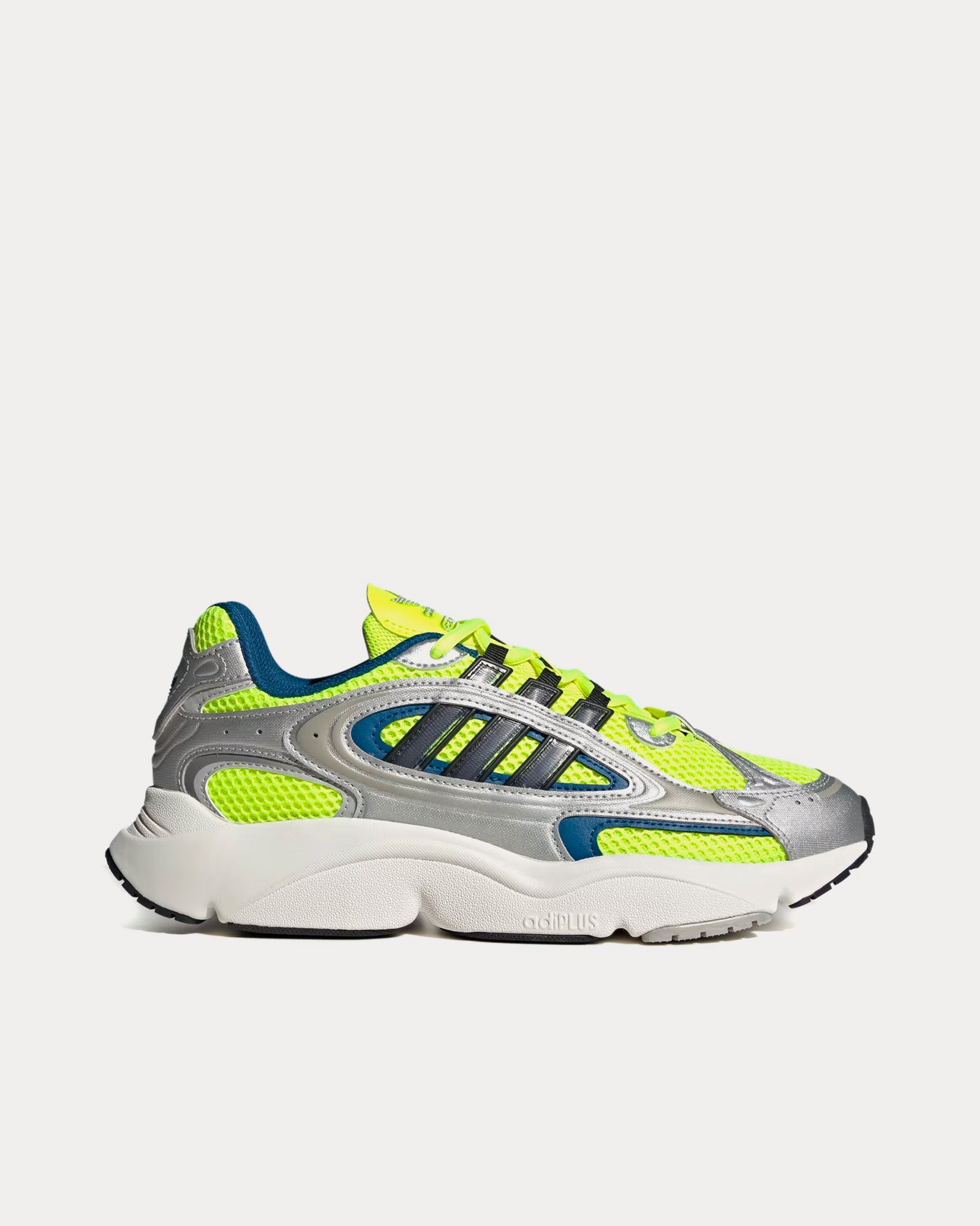 Adidas Ozmillen Solar Yellow / Silver Metallic / Core Black Low Top Sneakers - 1