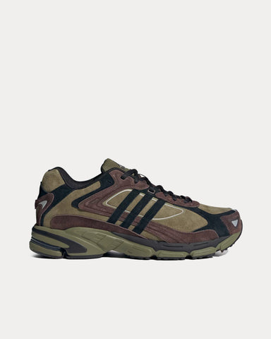 Adidas Response CL Focus Olive / Core Black / Dark Brown Low Top Sneakers