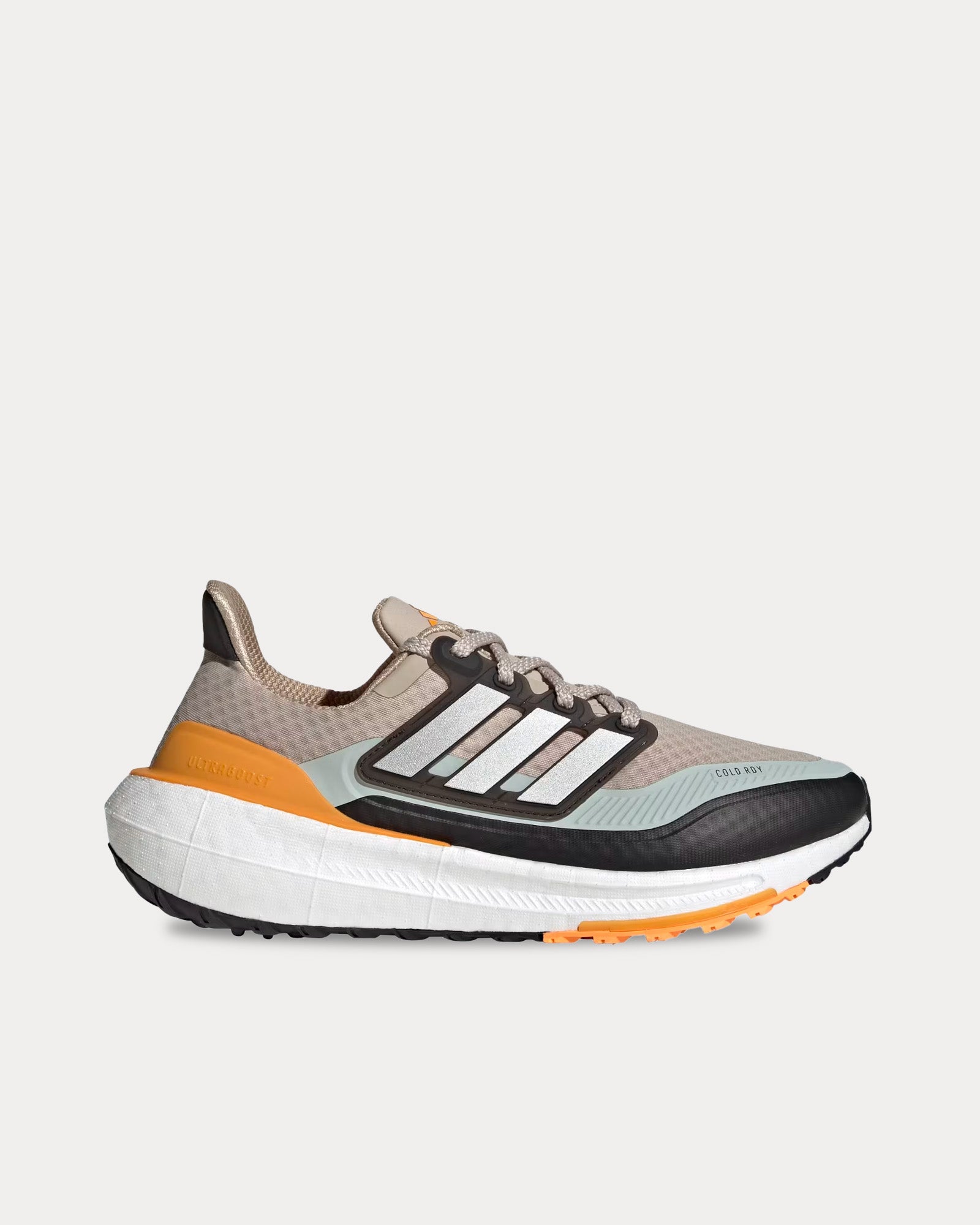 Adidas Ultraboost Light 2.0 COLD.RDY Wonder Beige / Silver Metallic / Flash Orange Running Shoes - 1