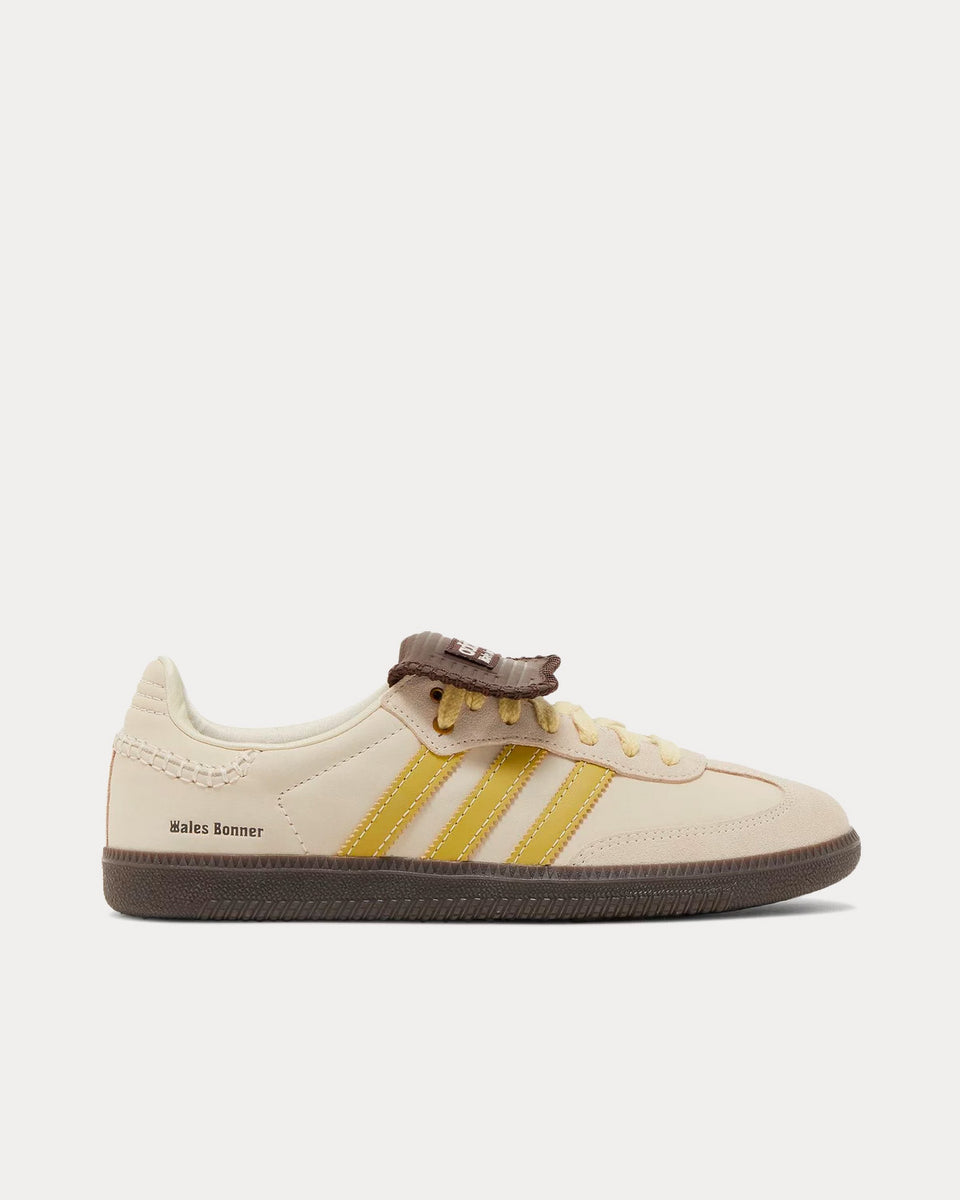 Adidas x Wales Bonner Samba Cream / Yellow Low Top Sneakers - Sneak in ...