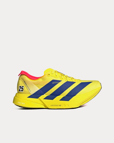 Adidas Adizero Adios Pro 4 Pure Sulfur / Lucid Blue / Lucid Red Running Shoes