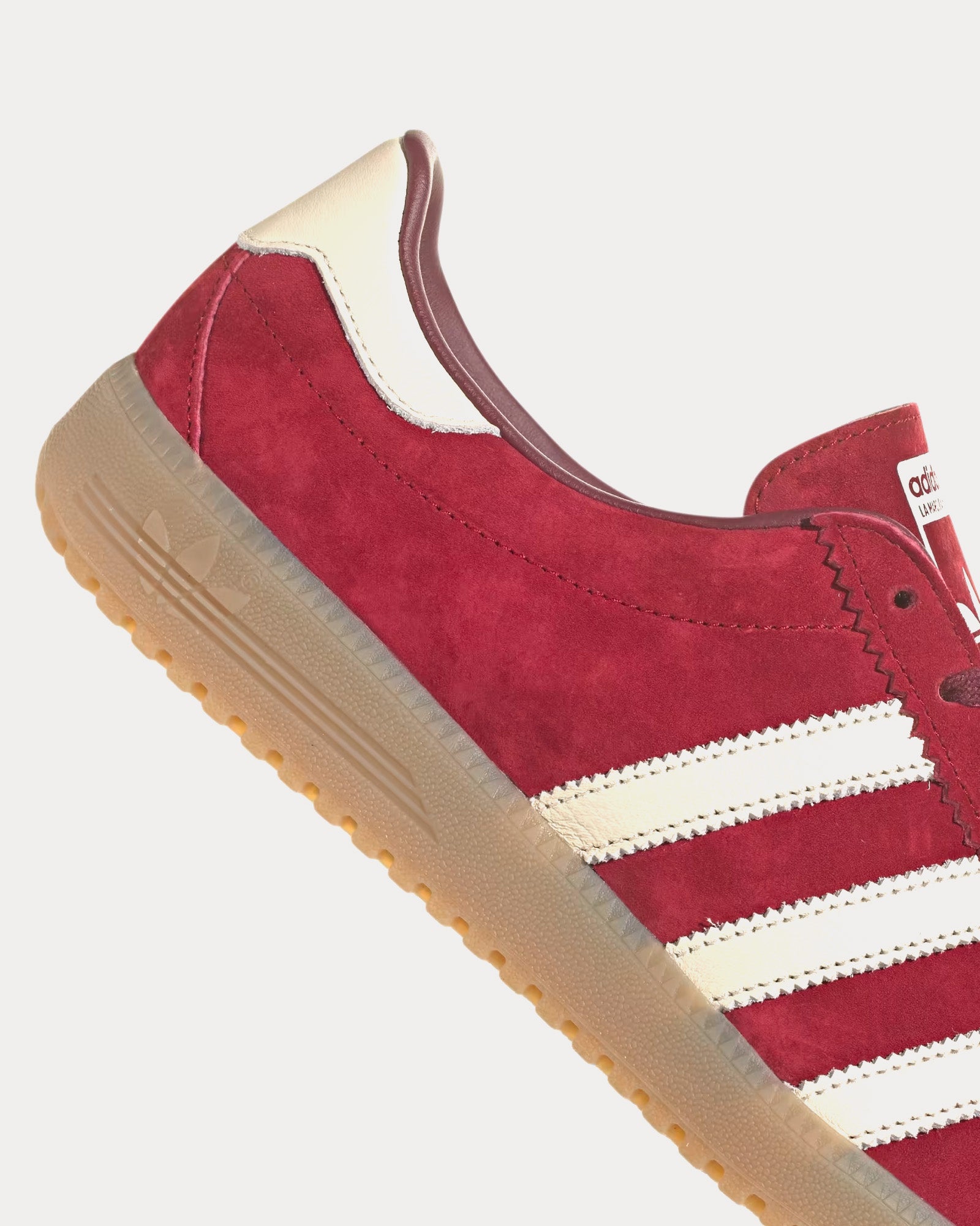 Adidas Bermuda Collegiate Burgundy Cream White Maroon Low Top Sneakers Sneak in Peace