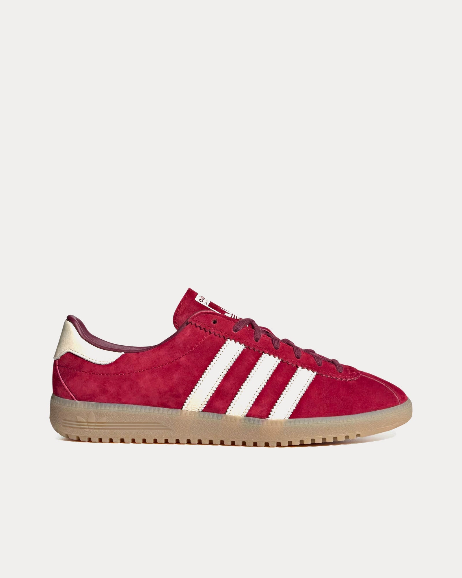 Adidas Bermuda Collegiate Burgundy / Cream White / Maroon Low Top Sneakers - 1