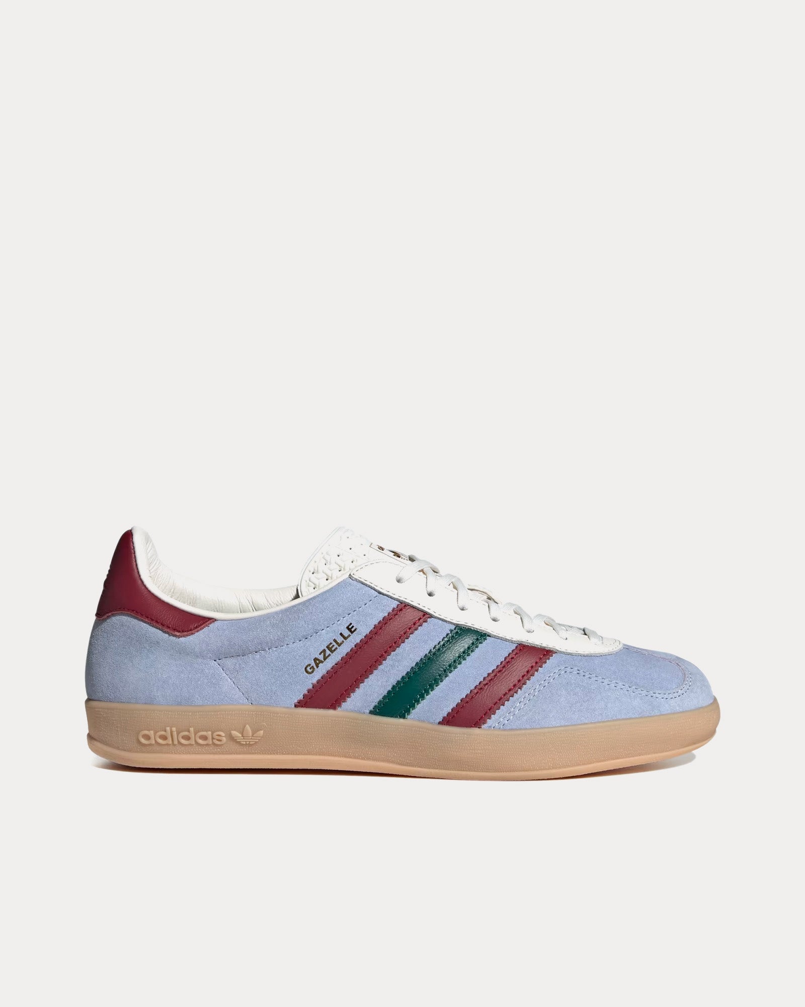 Adidas Gazelle Indoors Blue Dawn / Collegiate Burgundy / Collegiate Green Low Top Sneakers - 1