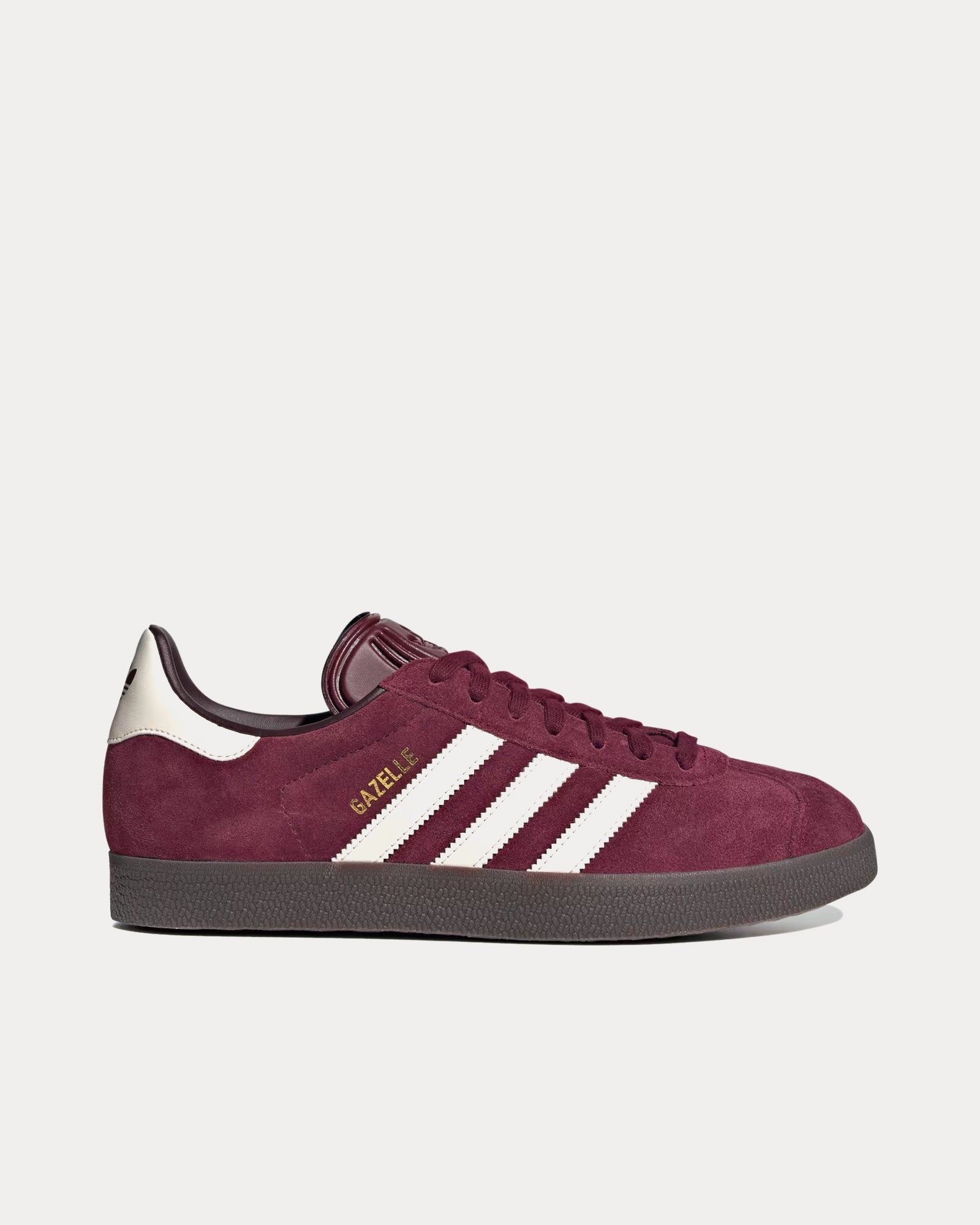 Adidas Gazelle Maroon / Chalk White / Gum Low Top Sneakers - 1