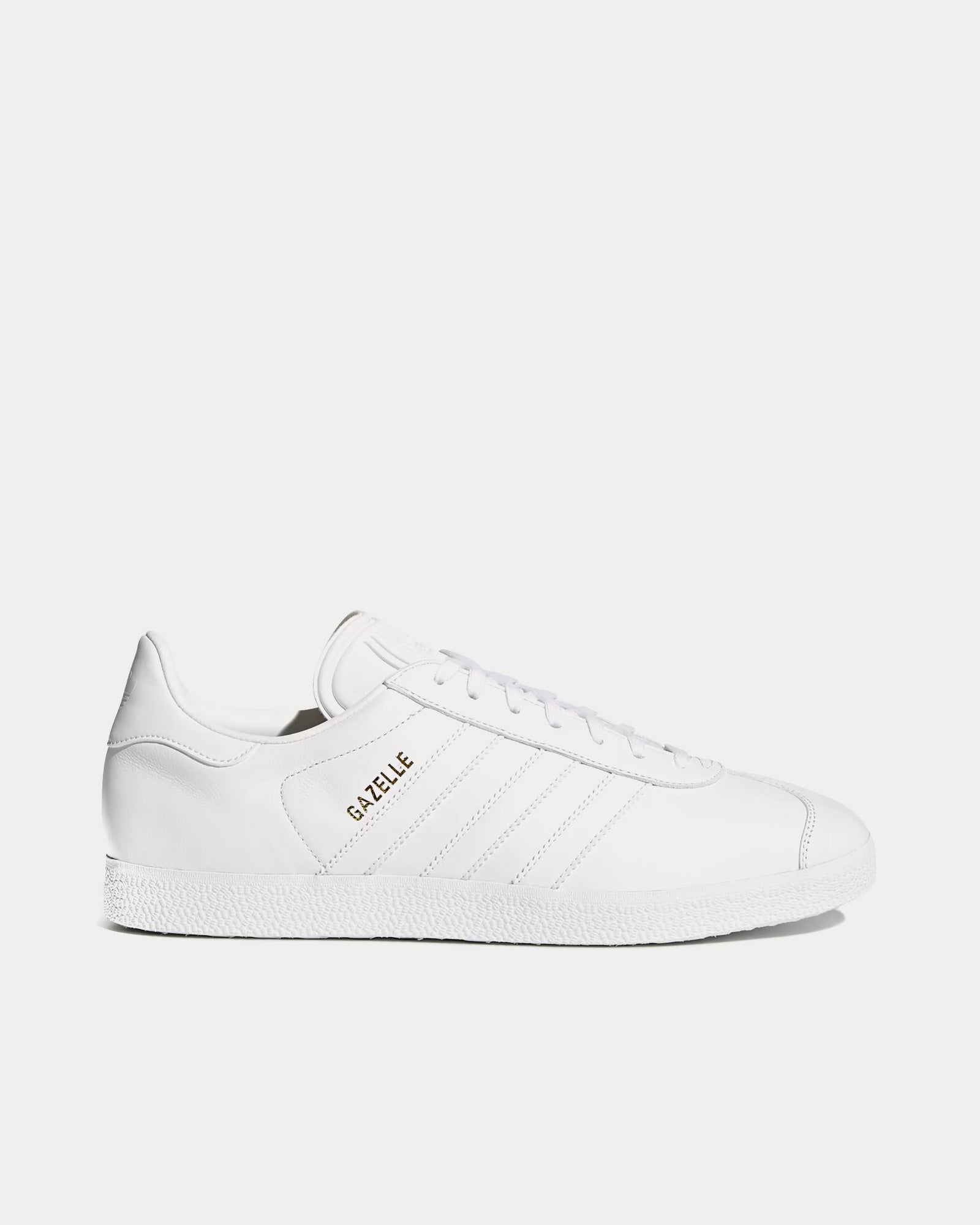 Adidas Gazelle Cloud White / Cloud White / Gold Metallic Low Top Sneakers - 1