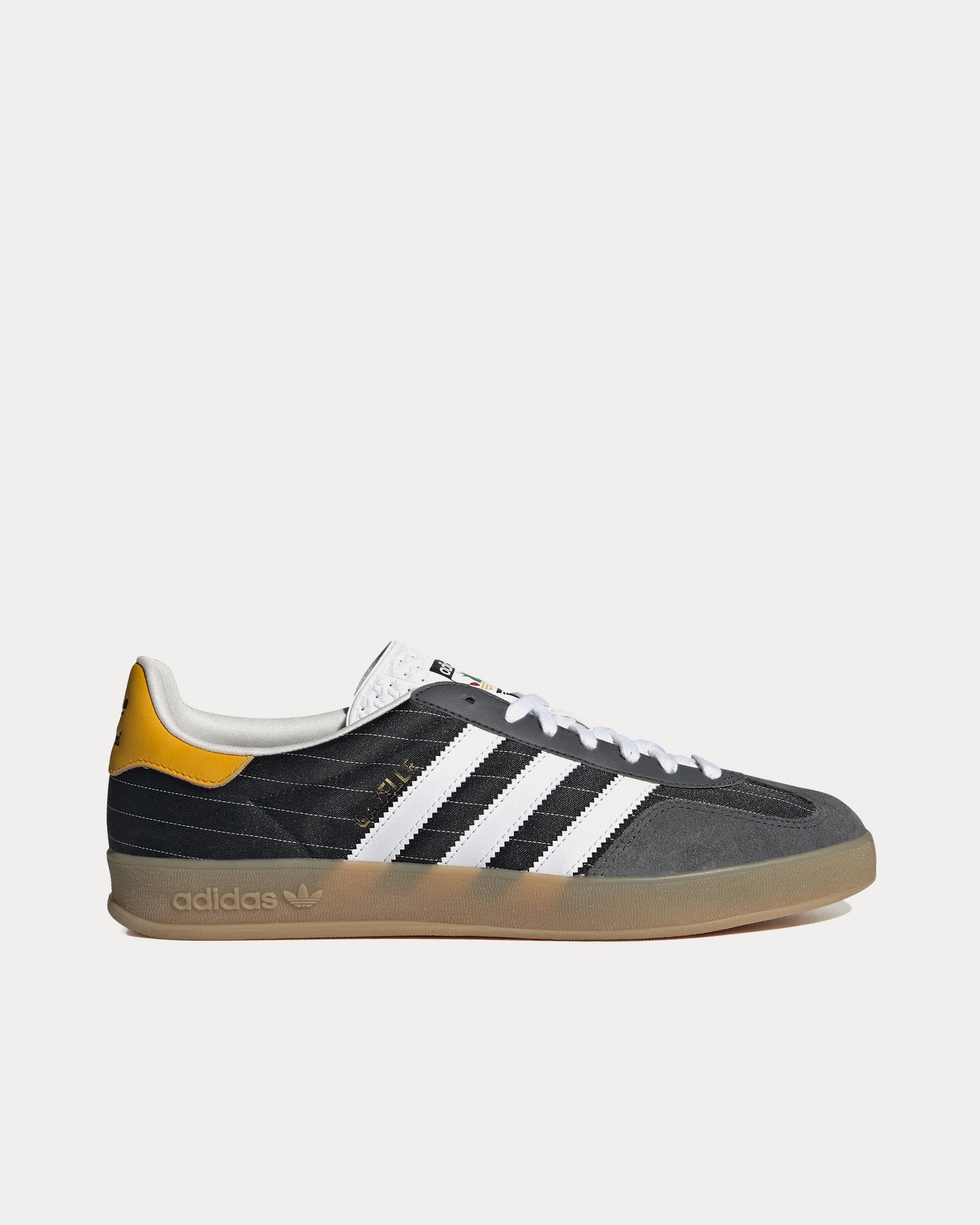 Adidas Gazelle Indoor Black / Core Black / White / Gum Low Top Sneakers - 1