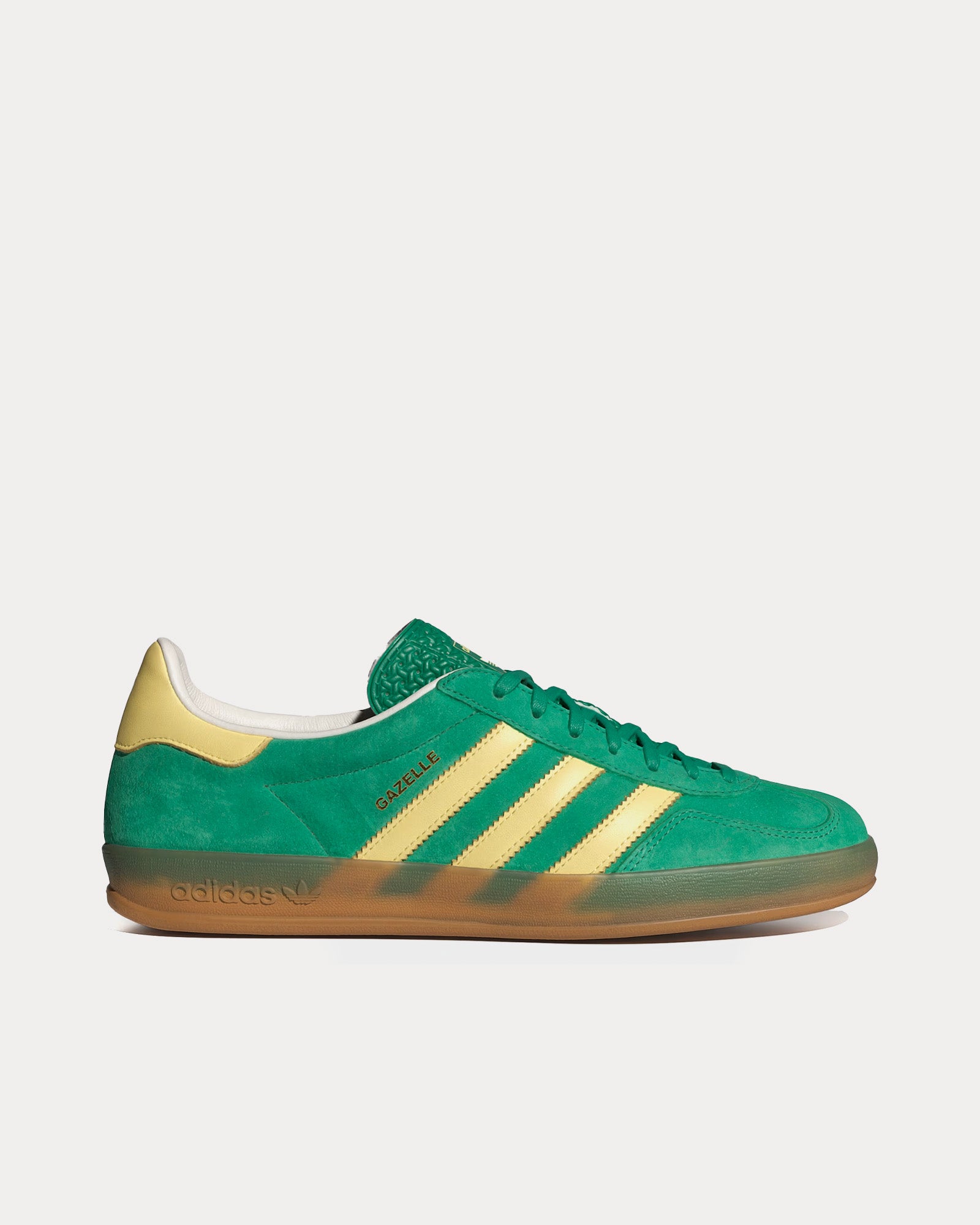 Adidas Gazelle Indoors Semi Court Green / Almost Yellow / Gum Low Top Sneakers - 1