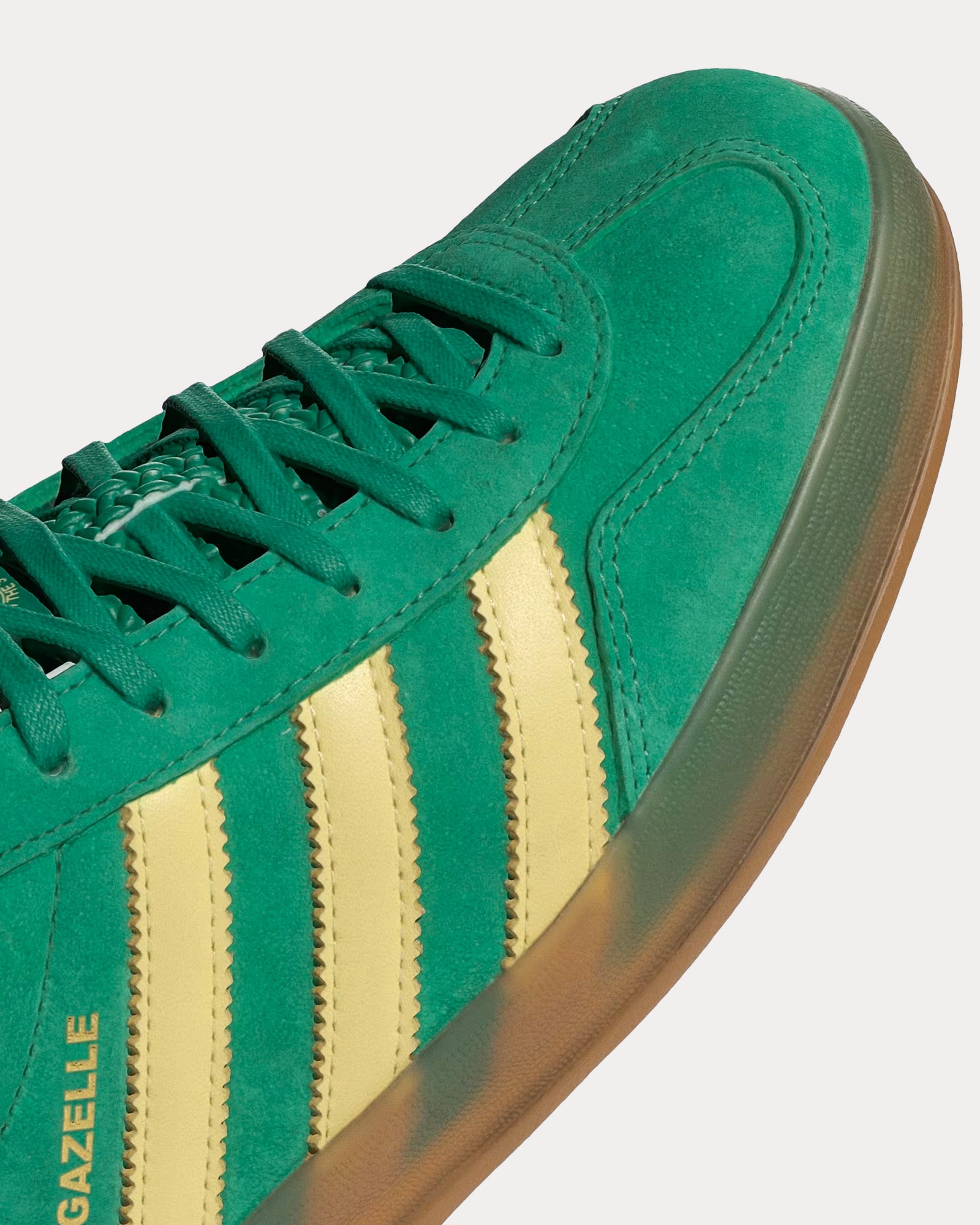 Adidas Gazelle Indoors Semi Court Green / Almost Yellow / Gum Low Top Sneakers - 2