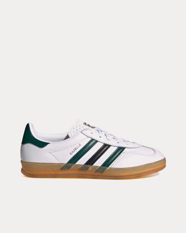 Adidas Gazelle Indoors Cloud White / Collegiate Green / Core Black Low Top Sneakers