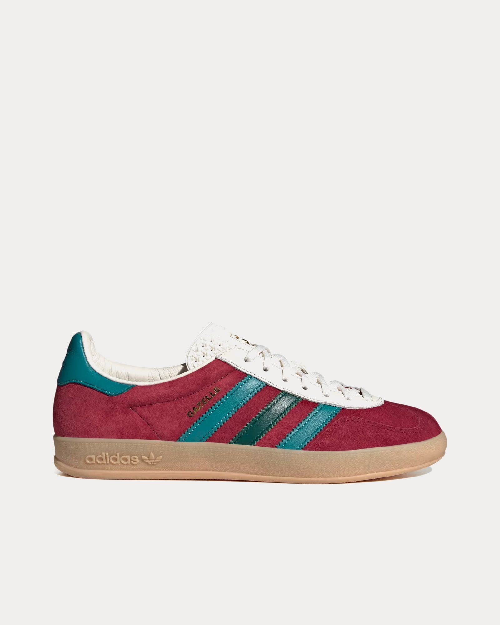 Adidas Gazelle Indoors Collegiate Burgundy / Arctic Fusion / Collegiate Green Low Top Sneakers - 1