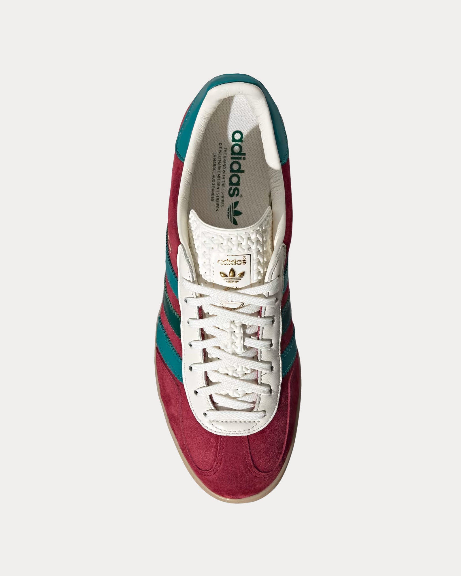 Adidas Gazelle Indoors Collegiate Burgundy / Arctic Fusion / Collegiate Green Low Top Sneakers - 2